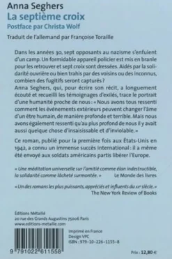 La septième croix. Roman de l'Allemagne hitlérienne, Anna Seghers