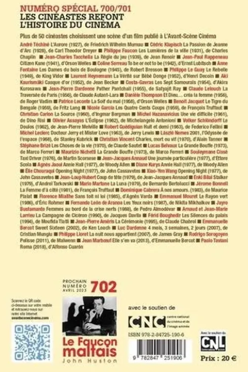 L'Avant-Scène Cinéma N° 700-701, février-mars 2023 : Les cinéastes refont l'Histoire du cinéma, Yves Alion