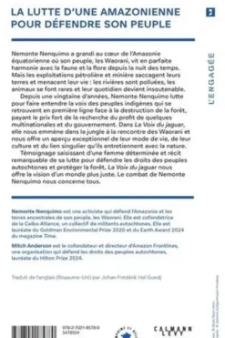 La voix du jaguar, Nemonte Nenquimo