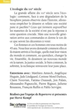 L'écologie du XXIe siècle, Hervé Kempf