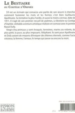 Le Bestiaire. Ou Cortège d'Orphée, Guillaume Apollinaire