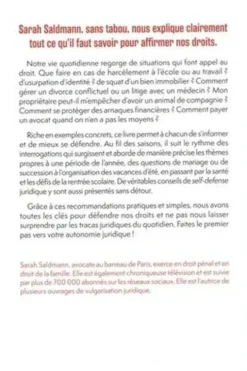 Le bon droit en toutes saisons, Sarah Saldmann