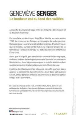 Le bonheur est au fond des vallées, Geneviève Senger