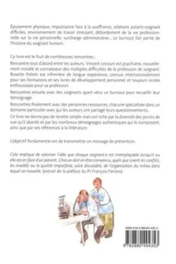 Le burnout des soignants. A la recherche de sens, Vincent Lecourt