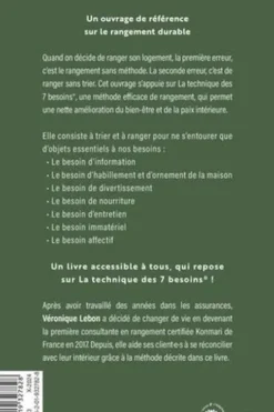 Le cercle vertueux du tri. Rangement, bien-être et écologie, Véronique Lebon