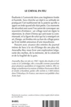 Le cheval en feu, Anuradha Roy