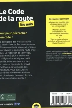 Le code de la route pour les nuls. Edition 2023-2024, Permisecole.com