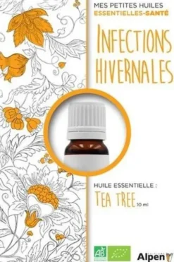 Le coffret Troubles hivernaux. Huile essentielle de tea tree (arbre à thé). Le flacon (10 ml) avec le guide pour l'utiliser, Philippe Chavanne