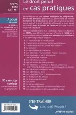 Le droit pénal en cas pratiques. 50 exercices corrigés sur les notions clés du programme, 6e édition, Nicolas Jeanne