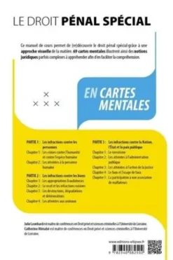 Le droit pénal spécial en cartes mentales, Julie Léonhard