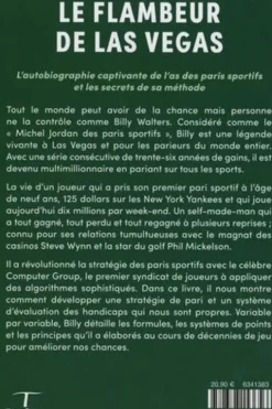 Le flambeur de Las Vegas. Les secrets de la légende des paris sportifs, Billy Walters