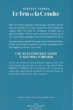 Legacy Tome 2 : Le feu et la cendre, Rebecca Yarros
