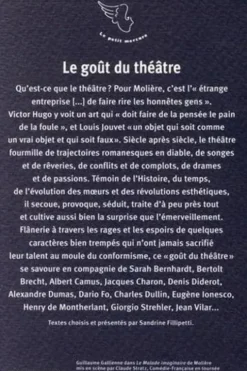 Le goût du théâtre, Sandrine Fillipetti