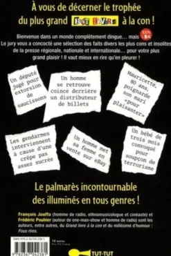 Le grand livre des faits divers à la con !, François Jouffa