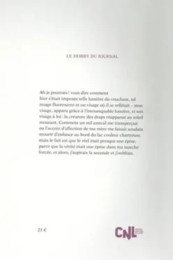 Le hobby du journal, Marie Fabre