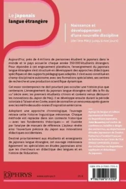 Le japonais langue étrangère. Naissance et développement d'une nouvelle discipline (De l'ère Meiji à nos jours), Jean Bazantay