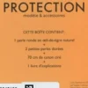 Le kit bracelet protection. Oeil-de-tigre. Avec 1 perle ronde en Oeil-de-tigre naturel, 2 petites perles dorées, 70 cm de coton ciré, 1 livre d'explications, Françoise Vauzeilles