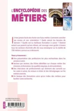 L'encyclopédie des métiers. Edition 2024-2025, Studyrama