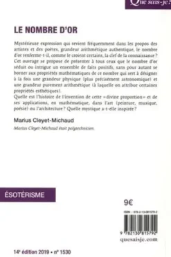 Le nombre d'or. 14e édition, Marius Cleyet-Michaud