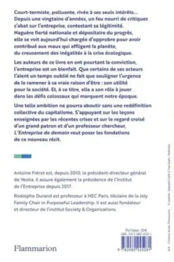 L'entreprise de demain. Pour un nouveau récit, Antoine Frerot