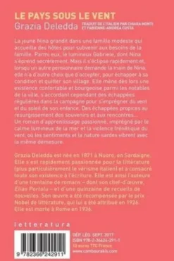 Le pays sous le vent, Grazia Deledda