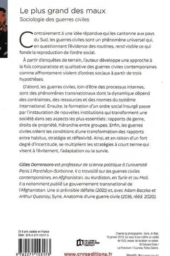 Le plus grand des maux. Sociologie des guerres civiles, Gilles Dorronsoro