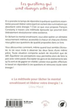 Le retournement intérieur. Les questions essentielles à se poser quand le mental devient envahissant, François Constanty