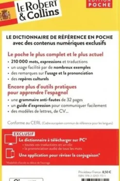 Le Robert & Collins Poche Espagnol. Français-espagnol/espagnol-français, 8e édition