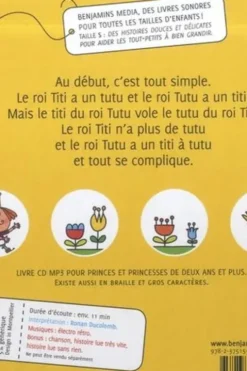 Le roi Titi & le roi Tutu. Avec 1 CD audio MP3, Edouard Manceau