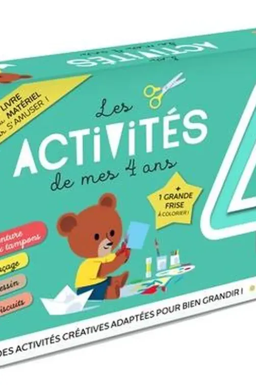 Les activités de mes 4 ans. 1 livre et du matériel pour s'amuser !, Isabelle Bochot