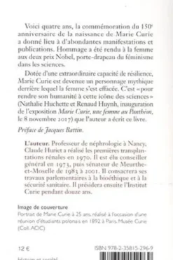 Les amours de Marie Curie, Claude Huriet