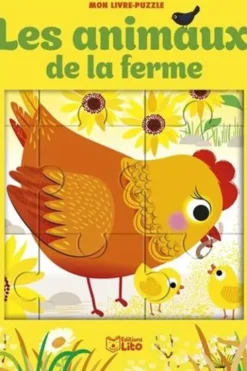 Les animaux de la ferme. 5 puzzles, 9 pièces, Corinne Lemerle