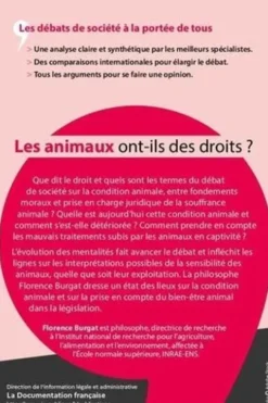 Les animaux ont-ils des droits ?, Florence Burgat