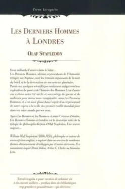 Les derniers hommes à Londres, Olaf Stapledon