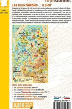 Les Deux Savoies... à pied. 46 circuits dont 5 adaptés à la marche nordique, 3e édition, FFRandonnée
