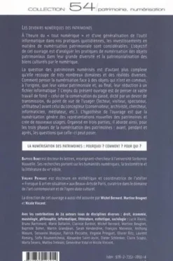 Les devenirs numériques des patrimoines, Baptiste Bohet