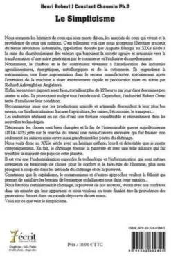 Le simplicisme, Henri Robert J Constant Chaumin