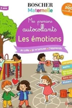 Les émotions. Avec 200 autocollants, Charlotte Lascault