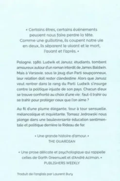 Les nageurs de la nuit, Tomasz Jedrowski