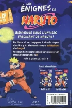 Les énigmes de Naruto du CP au CE1, François Lecellier