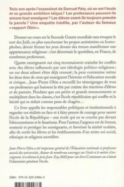 Les profs ont peur, Jean-Pierre Obin