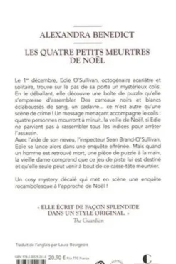 Les quatre petits meurtres de Noël, Alexandra Benedict