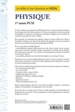 Les 1001 questions de la physique en prépa 1re année PCSI. 4e édition actualisée, Christian Garing
