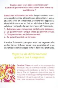Les 4 sagesses indiennes, Caroline Frisou