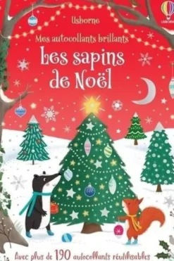 Les sapins de Noël. Avec plus de 190 autocollants réutilisables, Lucy Barnard