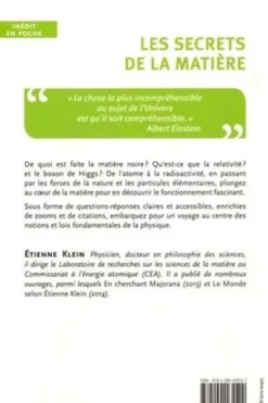 Les secrets de la matière, Etienne Klein