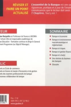 L'essentiel de la banque. Edition 2023-2024, Catherine Karyotis