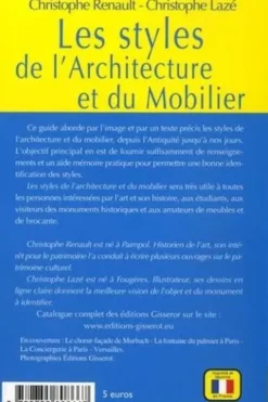 Les styles de l'architecture et du mobilier. Edition revue et augmentée, Christophe Renault