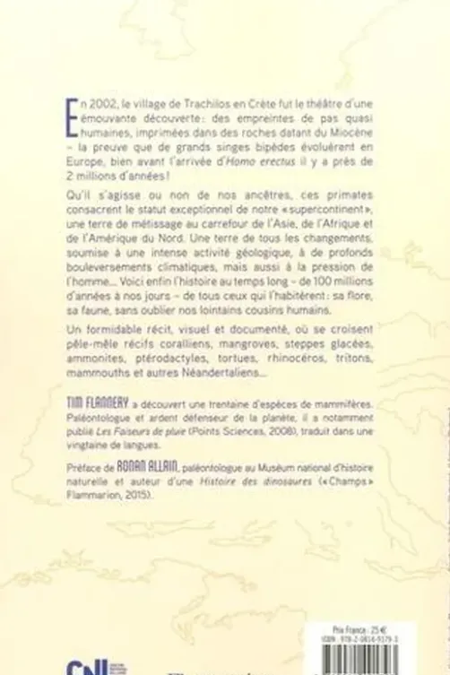 Le supercontinent. Une histoire naturelle de l'Europe, Tim Flannery