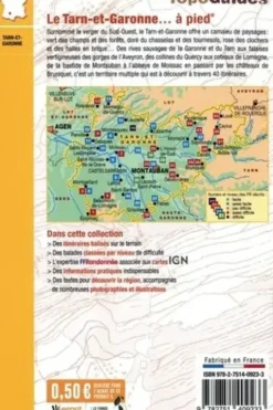 Le Tarn-et-Garonne... à pied. 40 promenades & randonnées, FFRandonnée